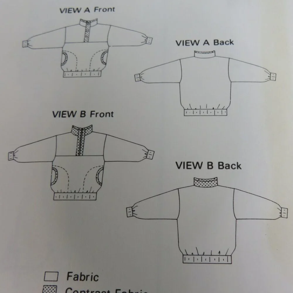 Kwik Sew 2106 Child Jacket/Coat UNCUT size 4-7 sewing pattern